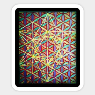 Seeds of Life - Abstract Digital Painting Sticker